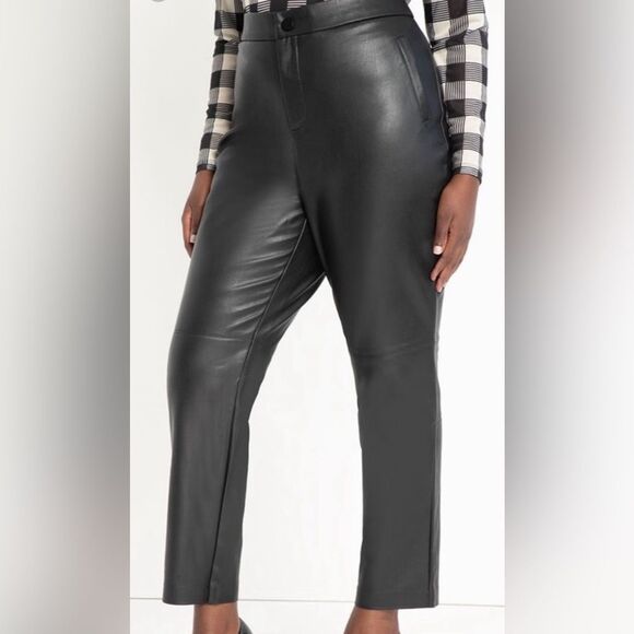 NWOT Eloquii Leather Pants, Never Worn!!! - Picture 1 of 4